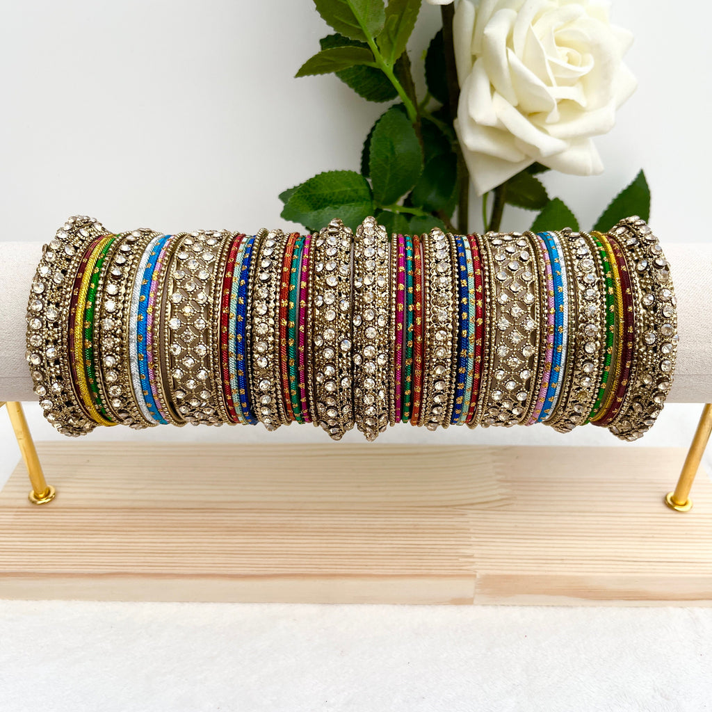 New Indian Pakistani Punjabi  Kangan Bangles Churi Multicolour