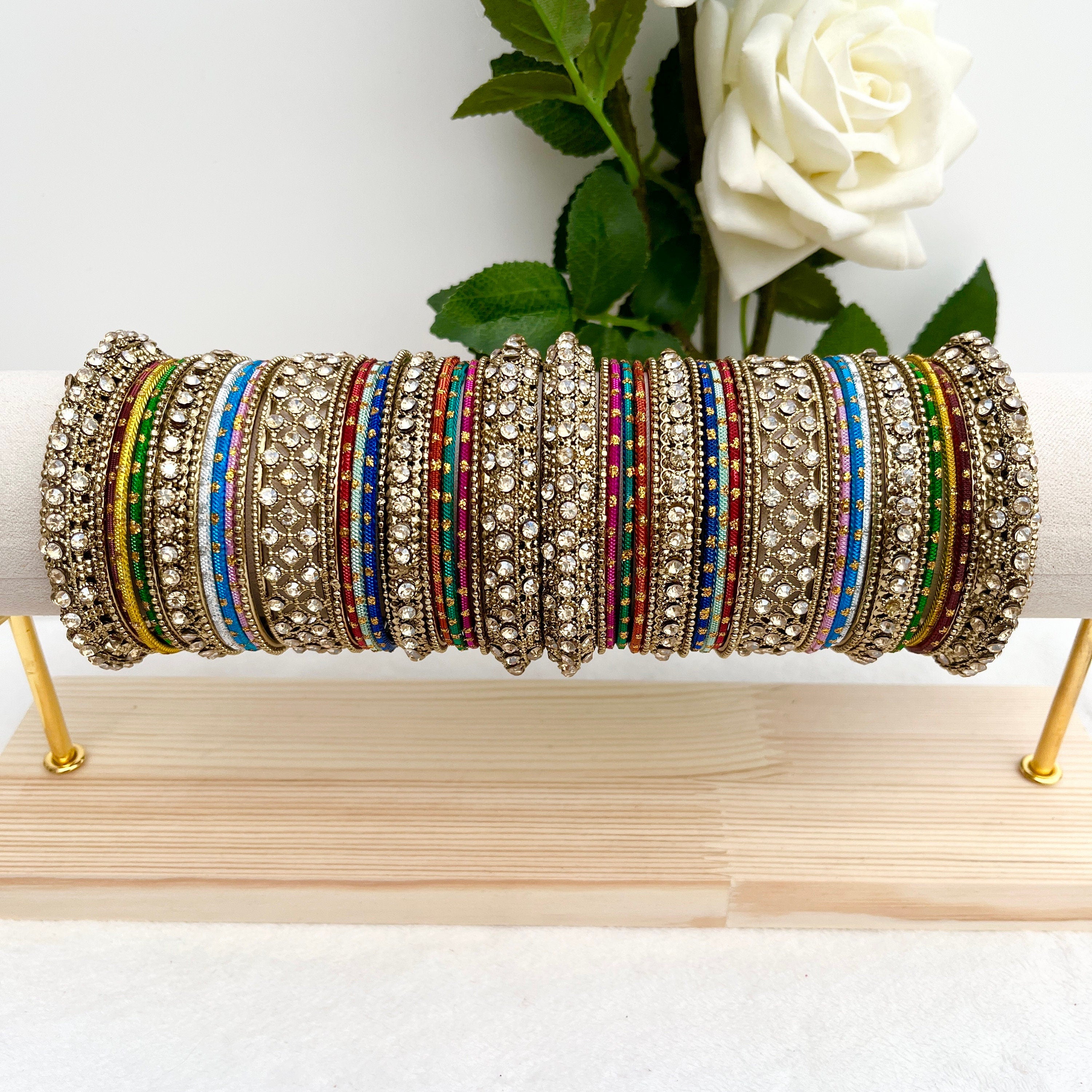 New Indian Pakistani Punjabi  Kangan Bangles Churi Multicolour