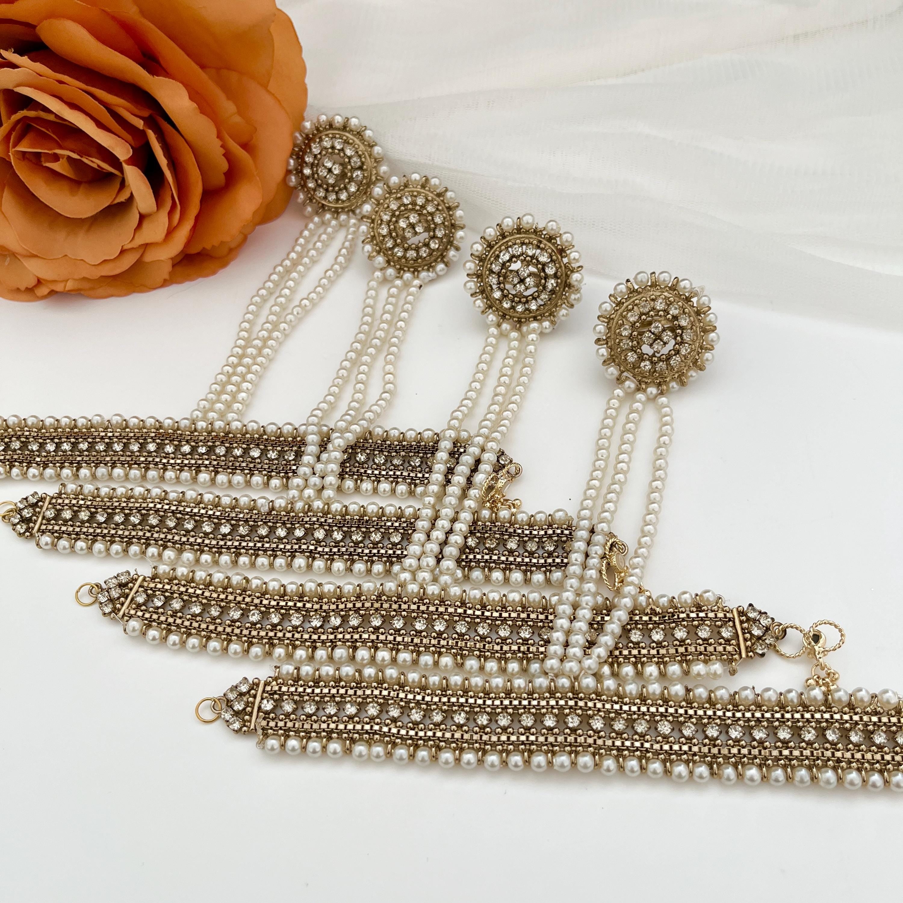 Hath Phool Jewellery, Hath Panja, Bridal Jewellery, Ring Bracelet, Indian Jewellery, indian Bridal Accessories